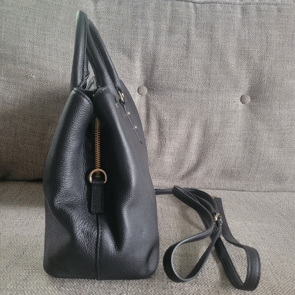 AUTHENTIC ♠️ Kate Spade Satchel & Crossbody (Black color) (Medium size) - Picture 4 of 13